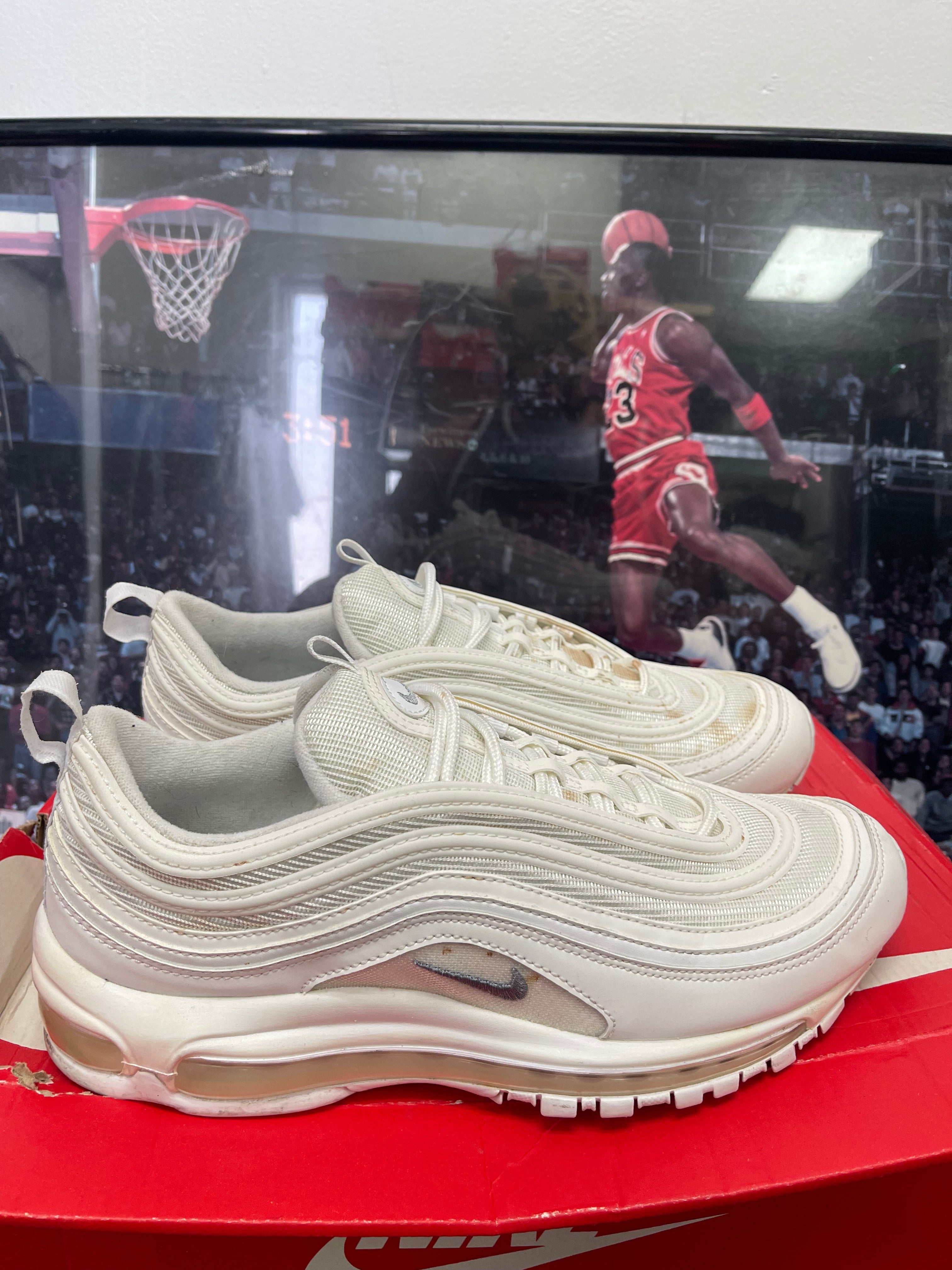 Air Max 97 Triple white size 9.5